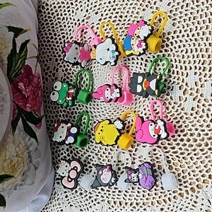 Sanrio Characters Straw Cover for Tumbler set of 12 Silicone New